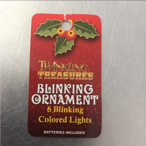 Christmas 6blinking light tree ornament - Picture 8 of 12